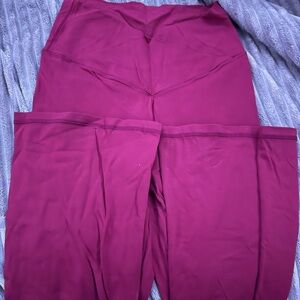 aerie Deep Magenta High-Rise Leggings
